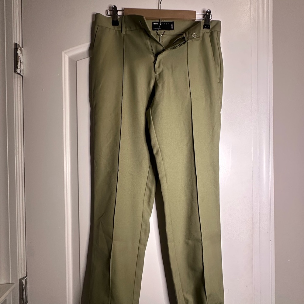 ASOS Men's Olive Green Pants